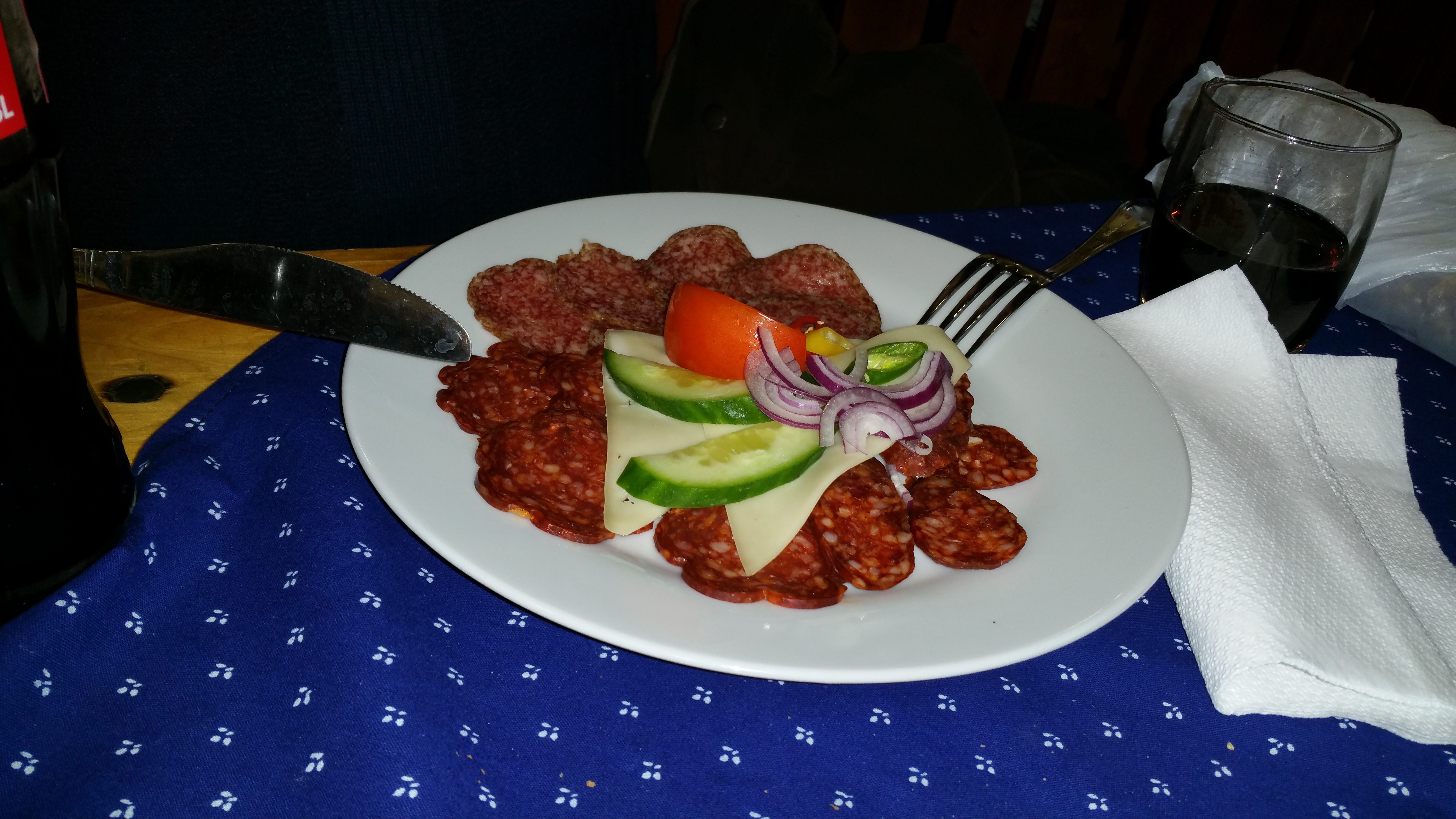 Impression von der Grnen Woche - Ungarische Wurstplatte - sehr lecker