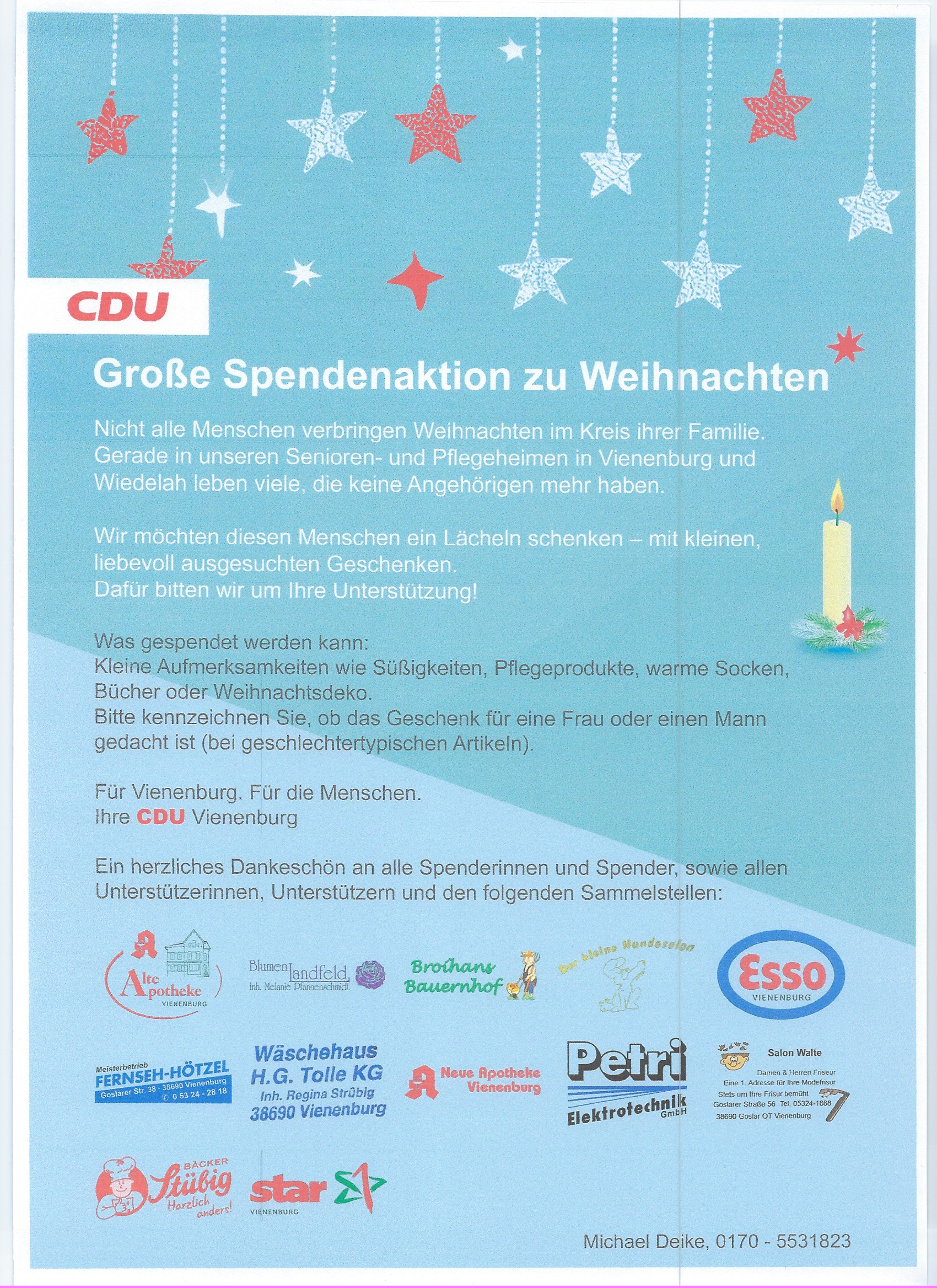 Bittet achtet auch auf unser Plakat!!